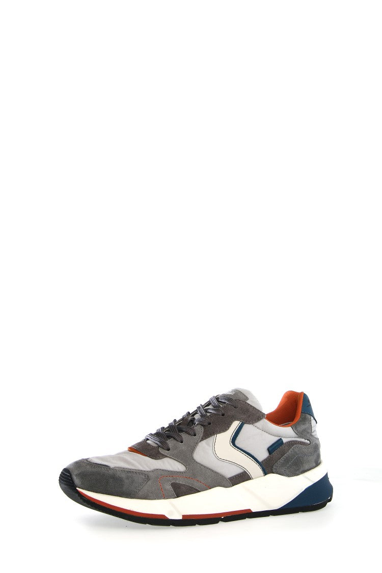Voile Blanche Sporty Sneakers Multicolor Suede Leather Accents