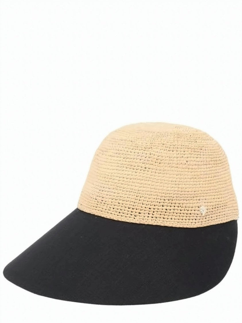 Helen Kaminski Woven Raffia Cap With Adjustable Strap