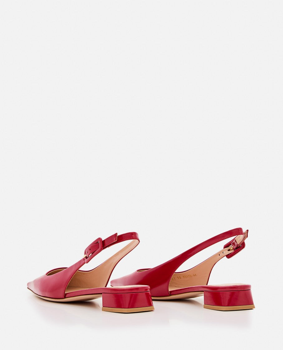 Gianvito Rossi Tokio Leather Sling-Back