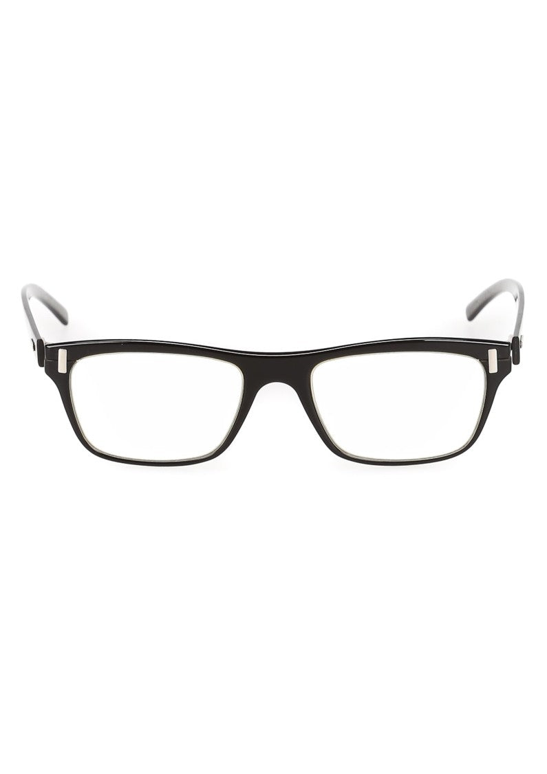 Hoffmann Black V7407/H10 Rectangular Horn Frames