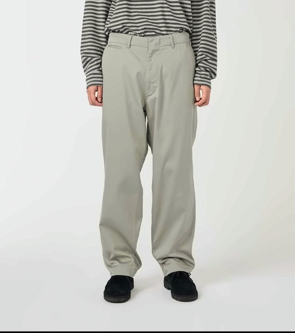 Nanamica Relaxed Fit Straight Pants With Zip Fly