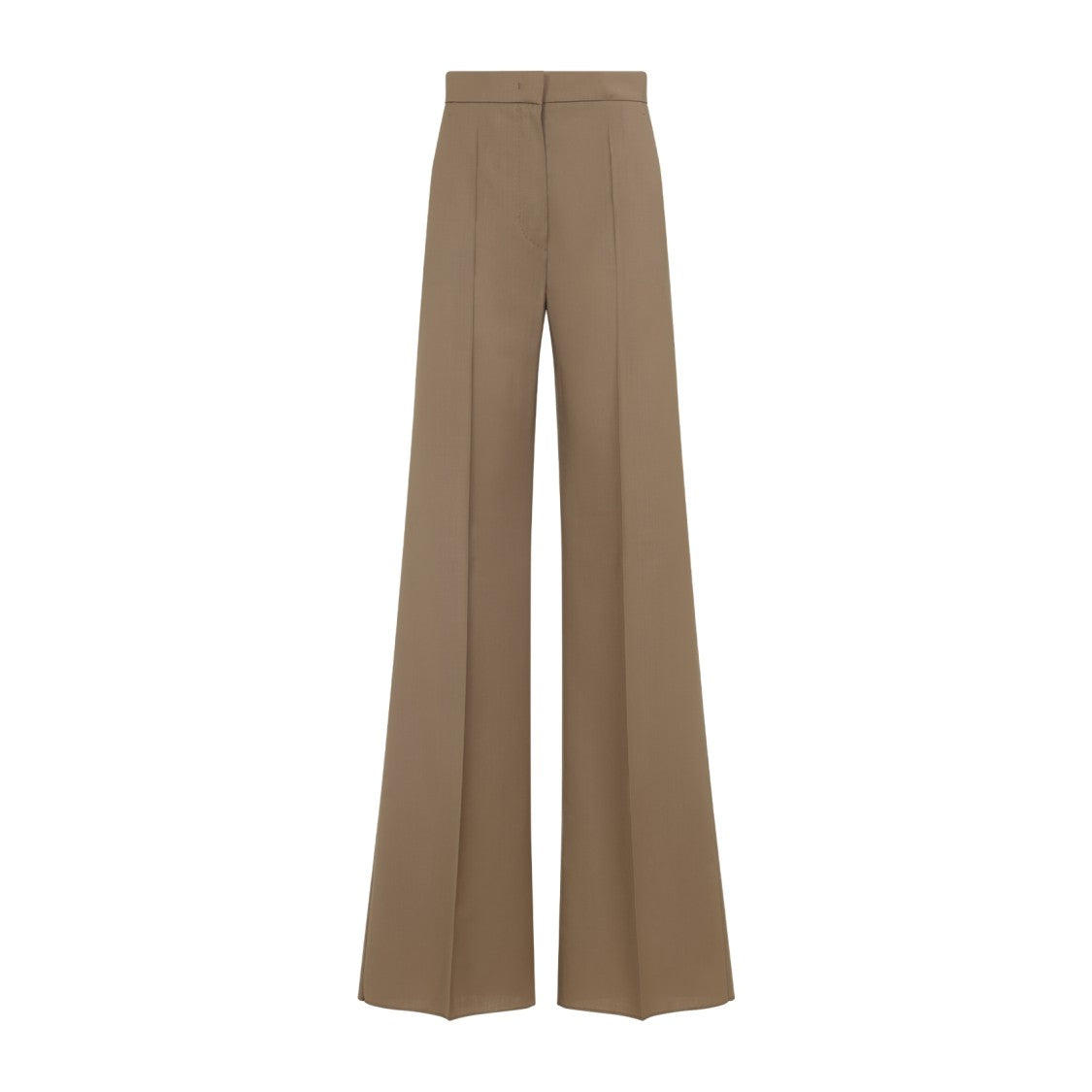 Max Mara High-Waisted Wide-Leg Trousers In Luxurious Virgin Wool