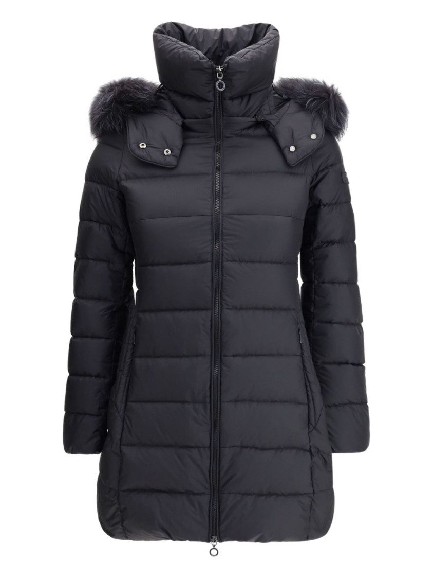 Tatras Quilted Down Coat With Detachable Fur-Trimmed Hood