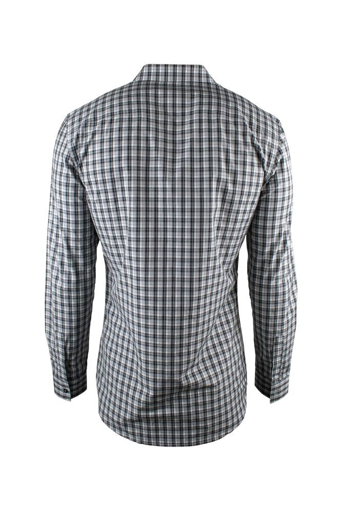 Givenchy Slim Fit Grey Checked Givenchy Shirt