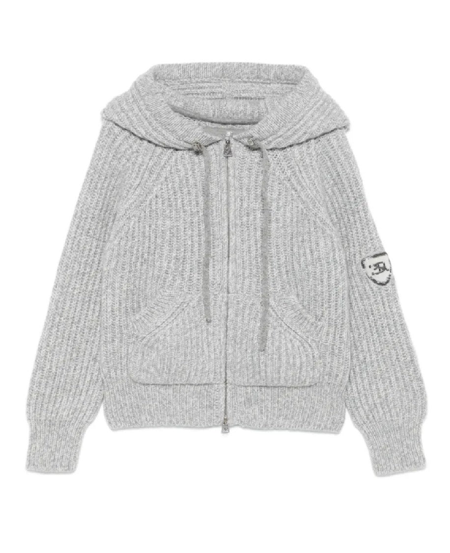 Ermanno Scervino Chunky Ribbed Knit Cardigan