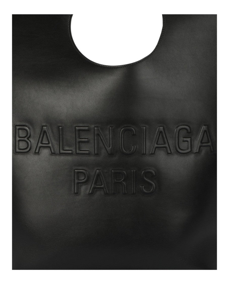 Balenciaga Mary Kate Medium Tote With Suede Lining And Embossed Logo