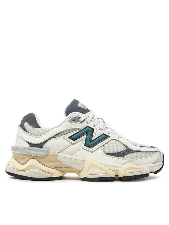 New Balance Layered Texture Sneakers With Chunky Sole And Teal Accents