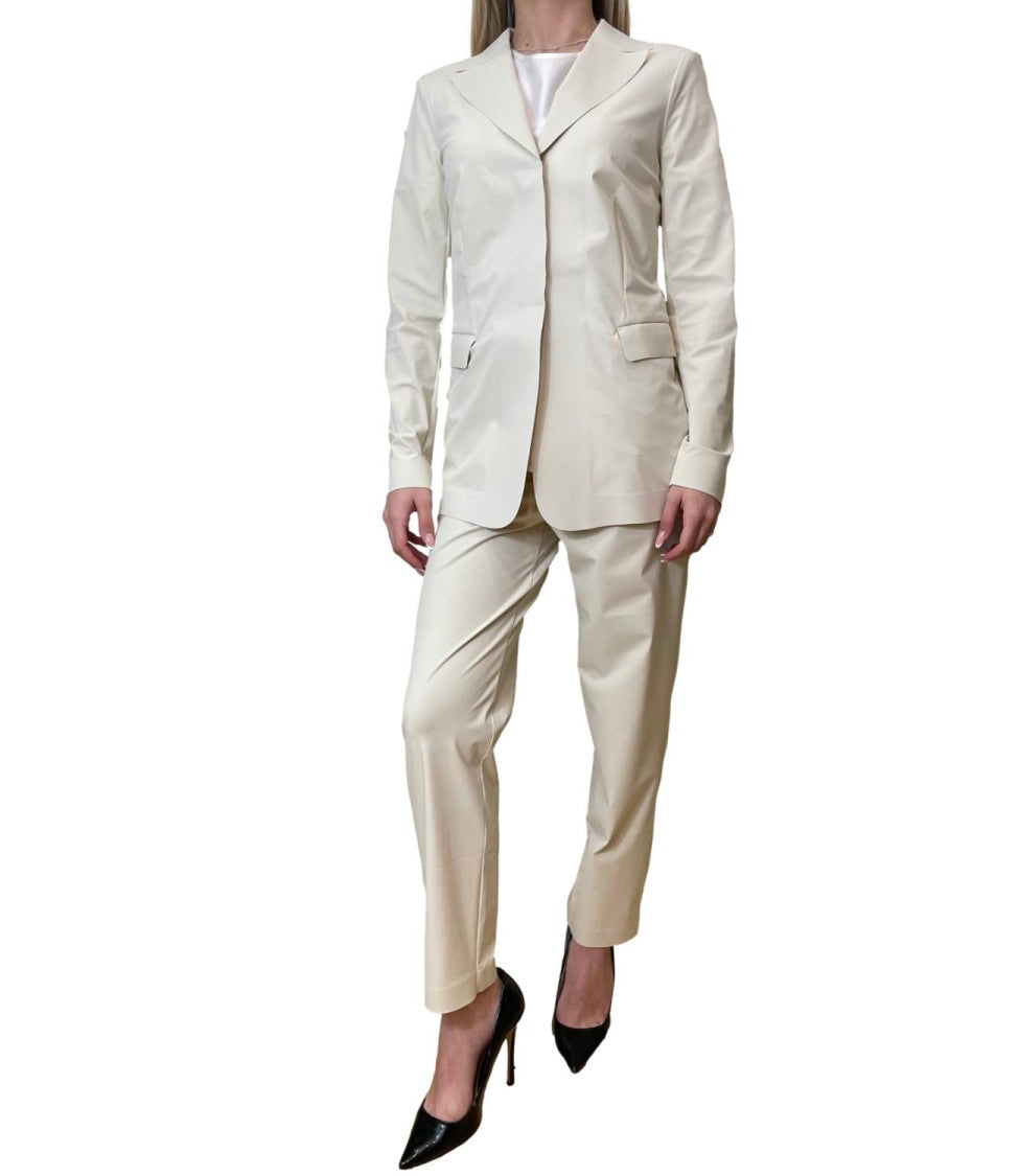 Max Mara Ivory White Mmlpalo Polyamide Jacket