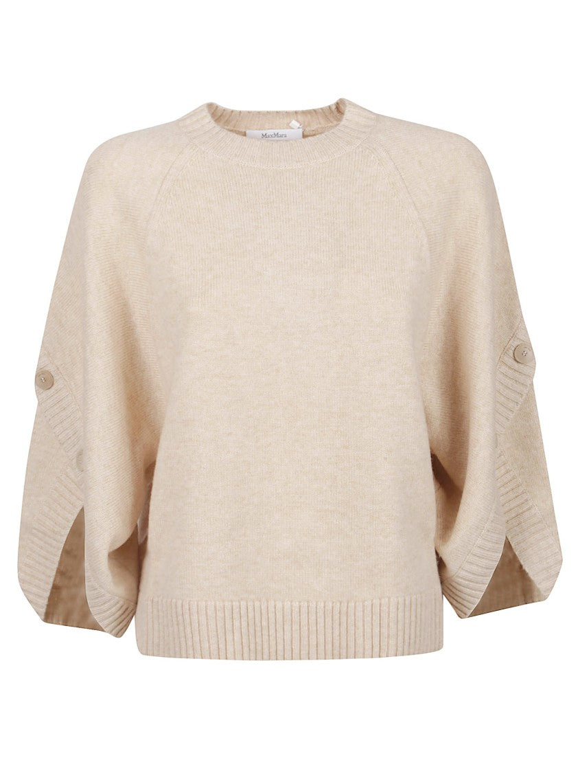 Max Mara Ampex Boxy Wool-Blend Knit Sweater