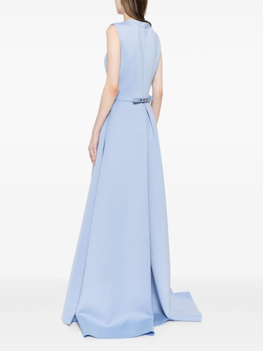 Saiid Kobeisy Neoprene Dress With High-Low Skirt