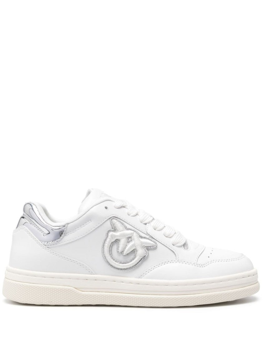 Pinko Perforated White Sneakers
