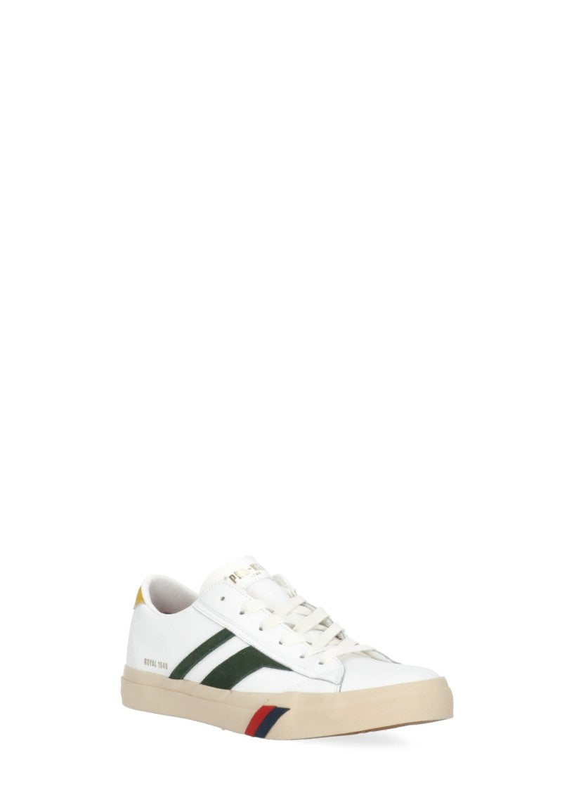 Pro-Keds White Royal Classic Suede Sneakers