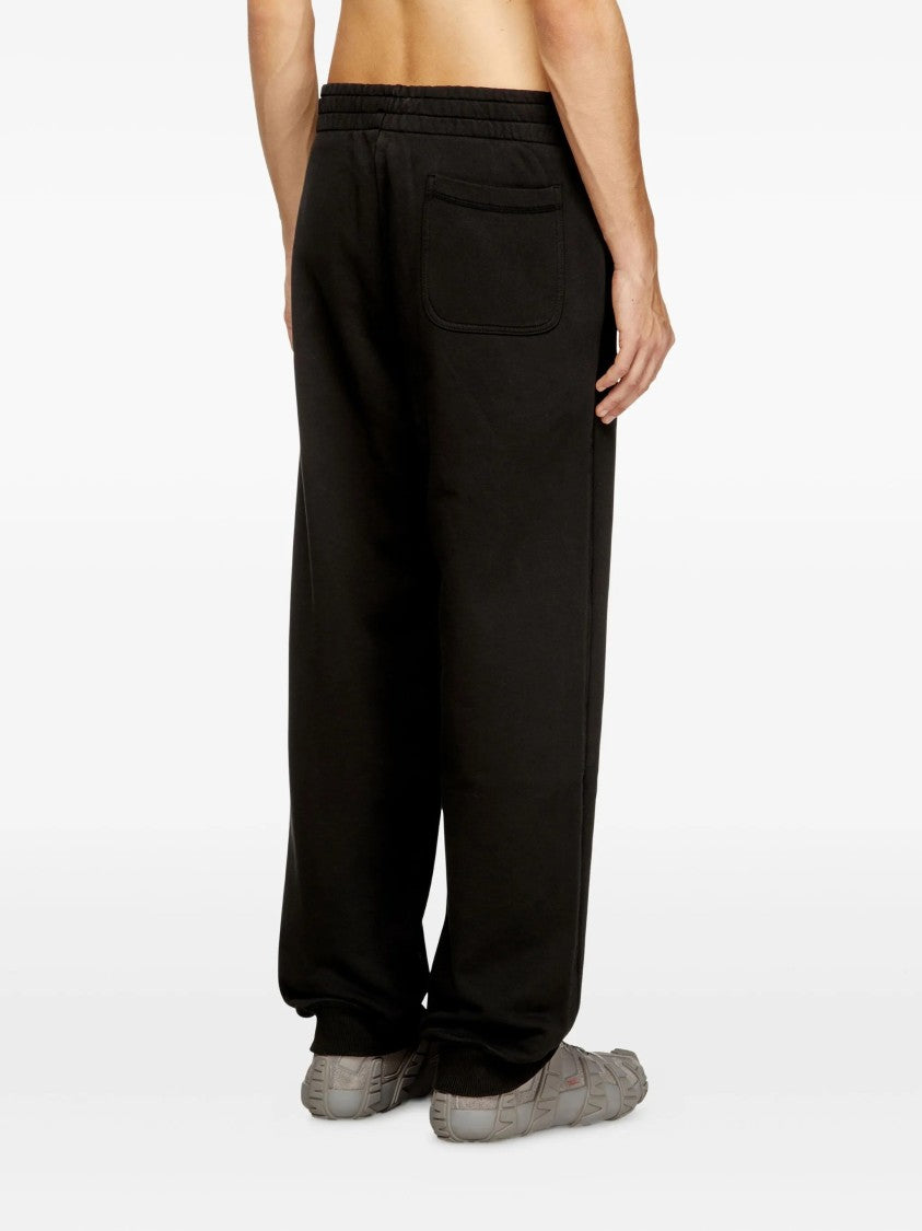 Diesel Black P-Marky-Iod Cotton Pants
