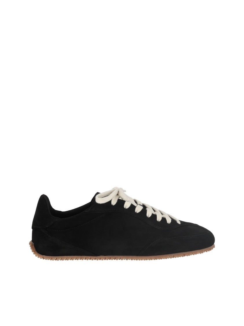 Axel Arigato Black Daze Runner Suede Gum-Sole Sneakers