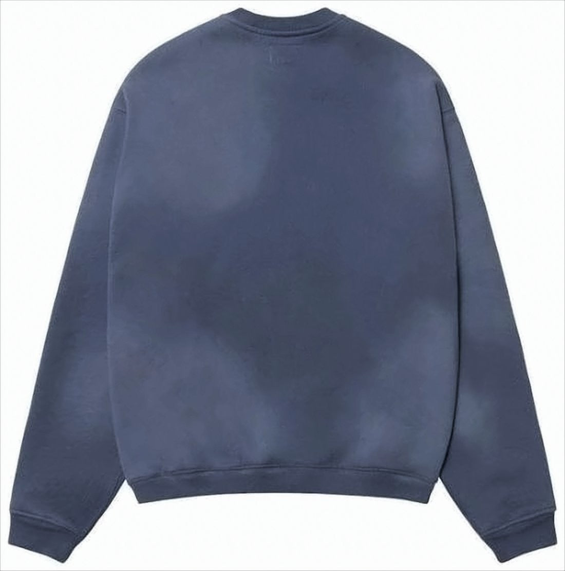 Stussy Ribbed Cuff Long-Sleeve Sweatshirt With Bold Logo