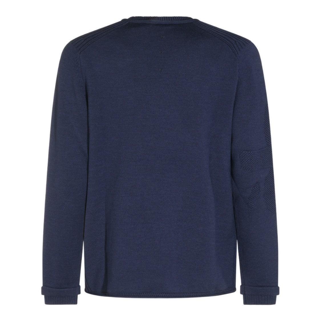 Premiata Textured Knit Sweater With Classic Crew Neckline