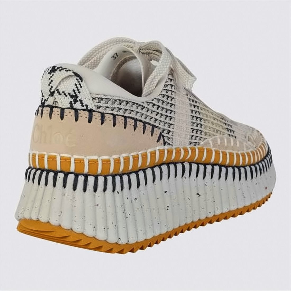 Chloé Textured Chunky Sole Sneakers