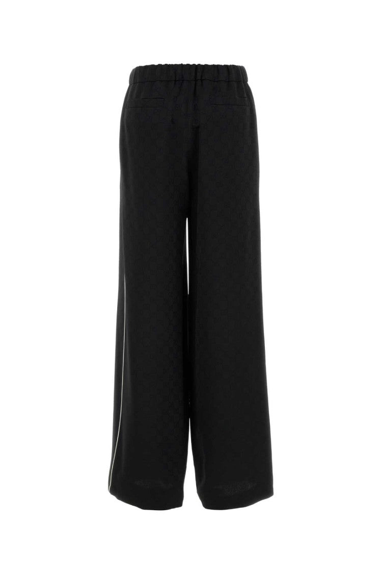 Gucci Black Satin Pyjama Pant