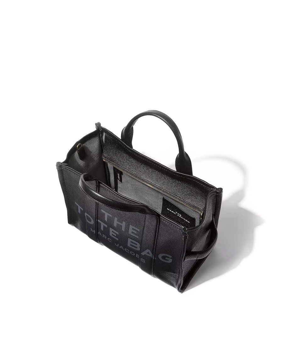 Marc Jacobs The Leather Medium Tote Bag - Black
