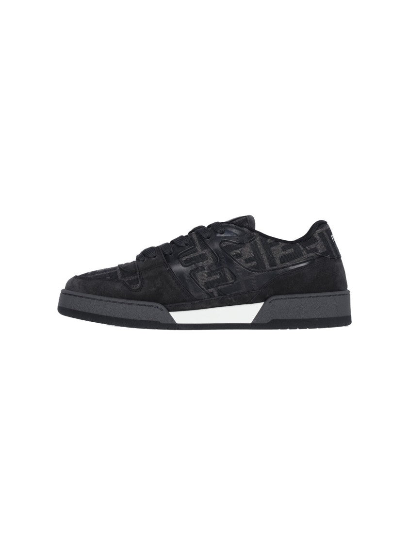 Fendi Low-Top "Match" Sneakers – Black