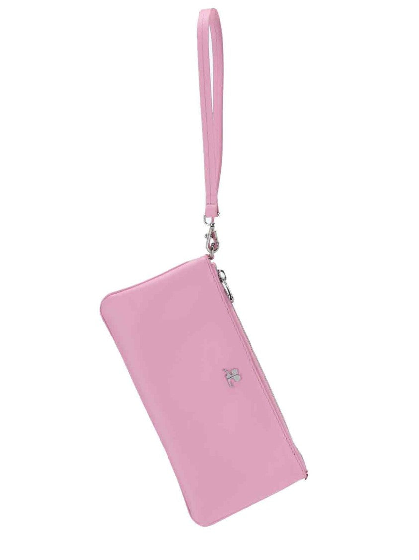 Courrèges Structured Pink Bag With Minimalist Design