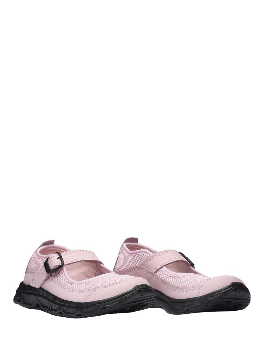 Salomon Pink Breathable Mesh Fabric Sneakers