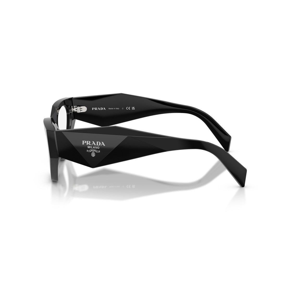 Prada 0Pr C07v Angular Cat-Eye Sunglasses