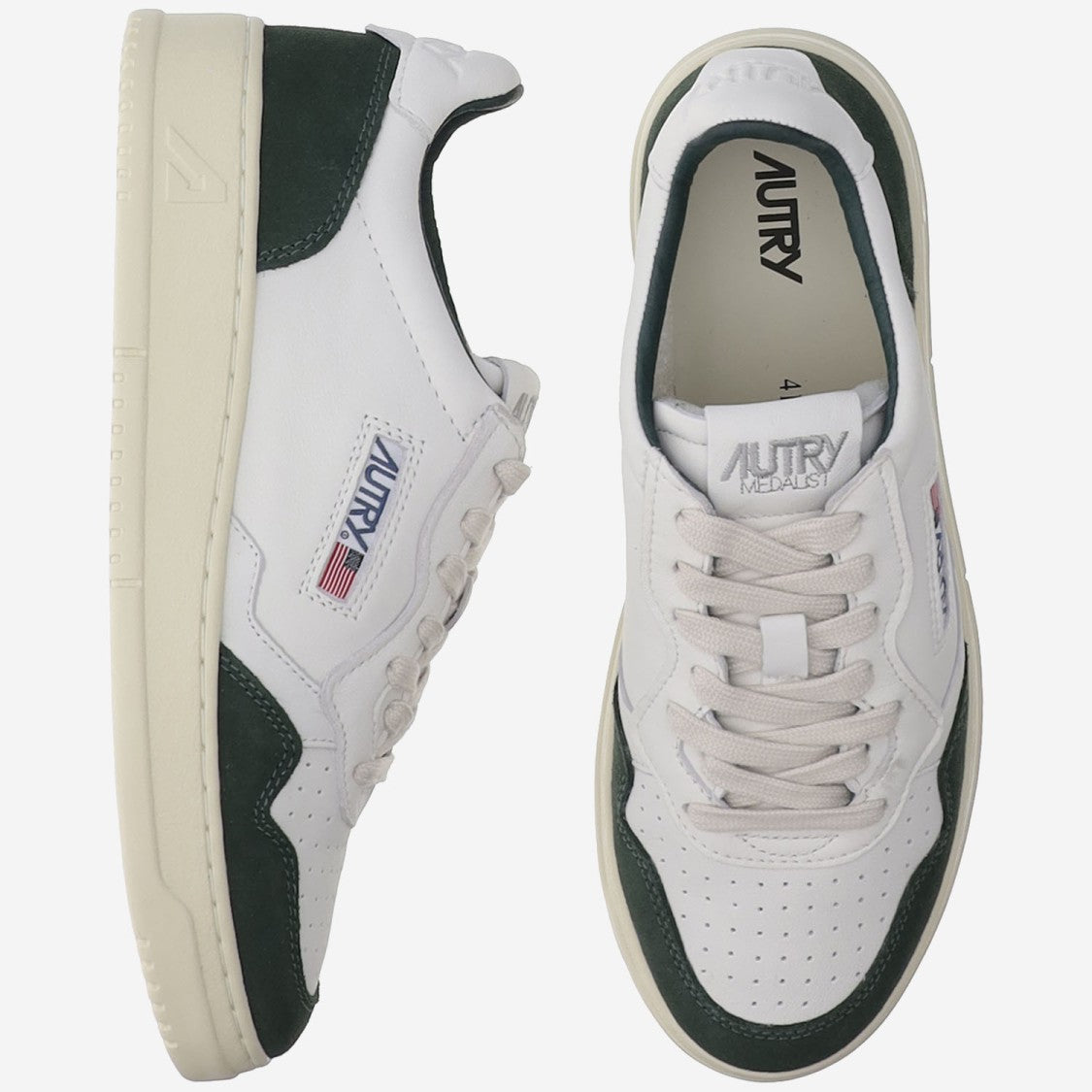 Autry Low Medalist Leather Sneakers