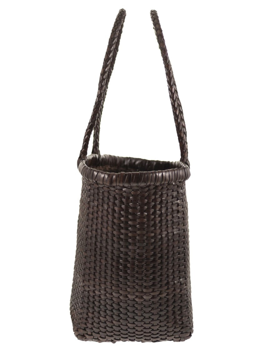 Dragon Weave - Braided Leather Bag S