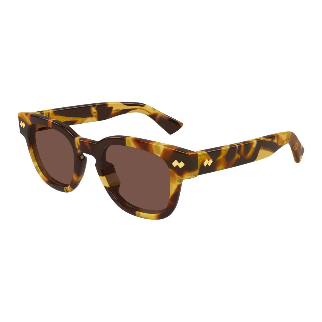 Bottega Veneta Bv1441s Bold Square Frame Sunglasses