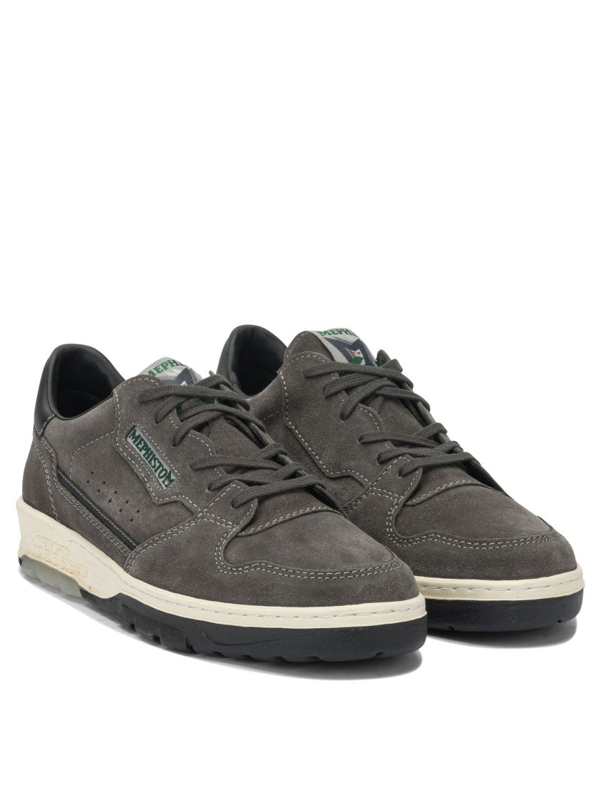 Mephisto Low-Top Suede Sneakers