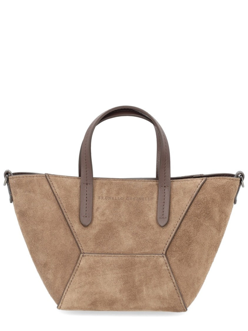 Brunello Cucinelli Bc Duo Structured Leather Mini Bag