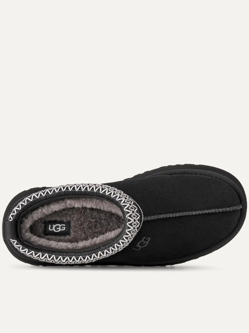 Ugg Black Suede Tazz Ii Slip-On Flats