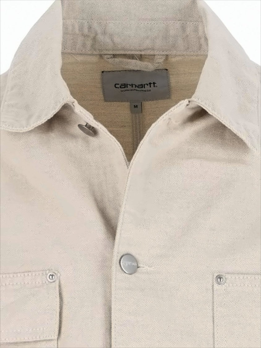 Carhartt Wip Structured Beige Button-Up Carhartt Wip Jacket