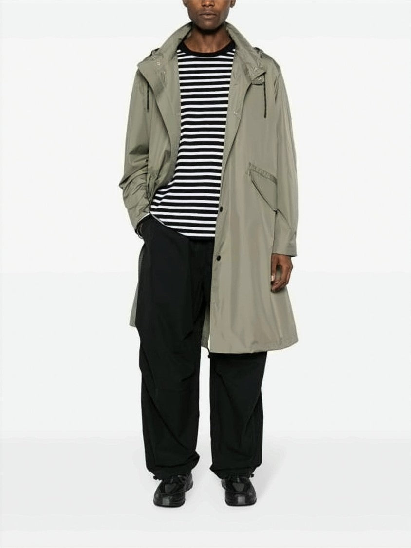 A.P.C. Long Loose-Fit Jacket With High Collar