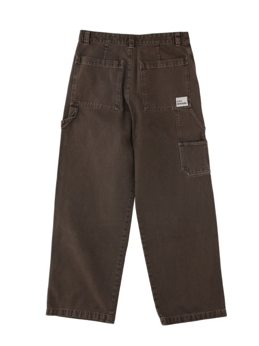 A.P.C. Multicolor Utility Pocket Wide-Leg Cotton Jeans