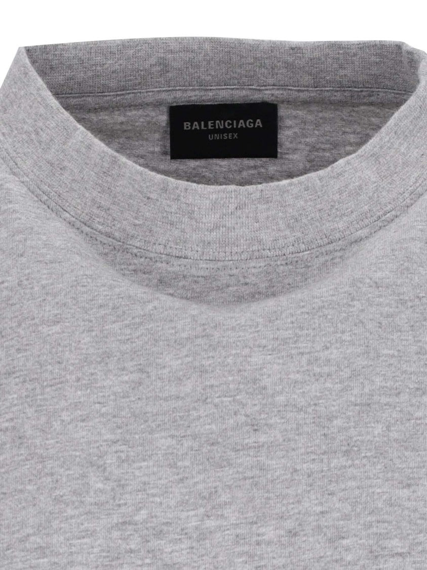 Balenciaga "Uniform" Oversize T-Shirt Gray