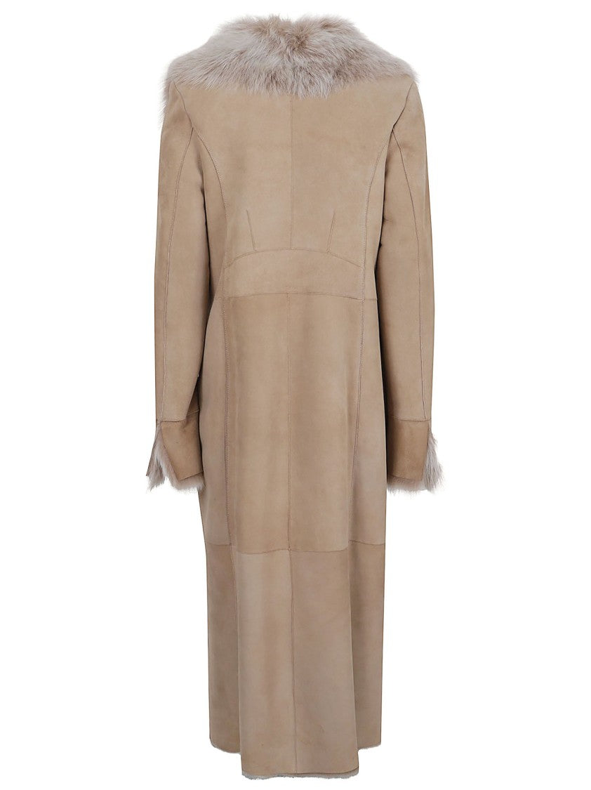 Arma Leather And Toscana Suede Coat