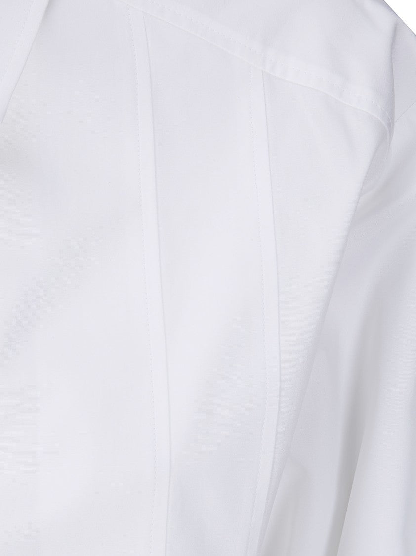 Sportmax White Sure Short Cotton Shirt
