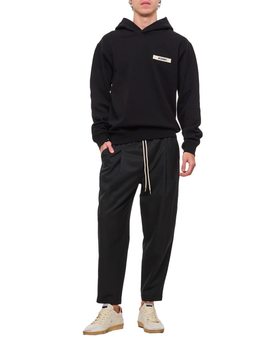 Drôle De Monsieur Tailored Cropped Pants With Elastic Waistband