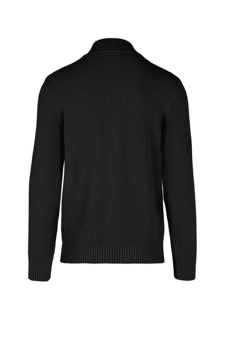Bomboogie Cropped Black Turtleneck Sweater