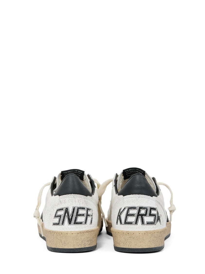 Golden Goose White Nappa Leather Sneakers With Star Design