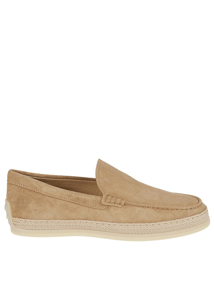 Tod's Slip-On Calfskin Flat Shoes