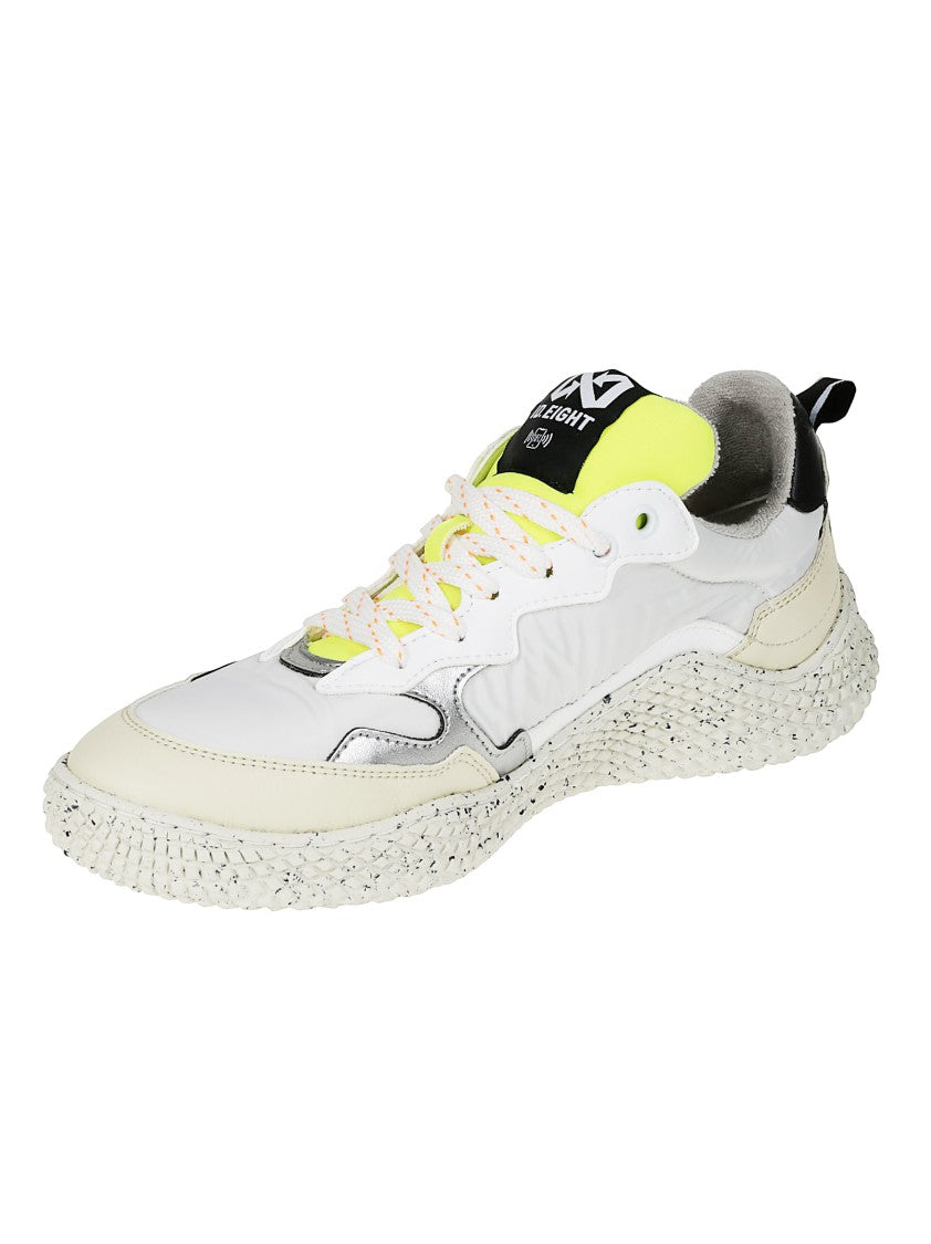 Id.Eight Eco-Conscious White Sneakers With Textured Sole