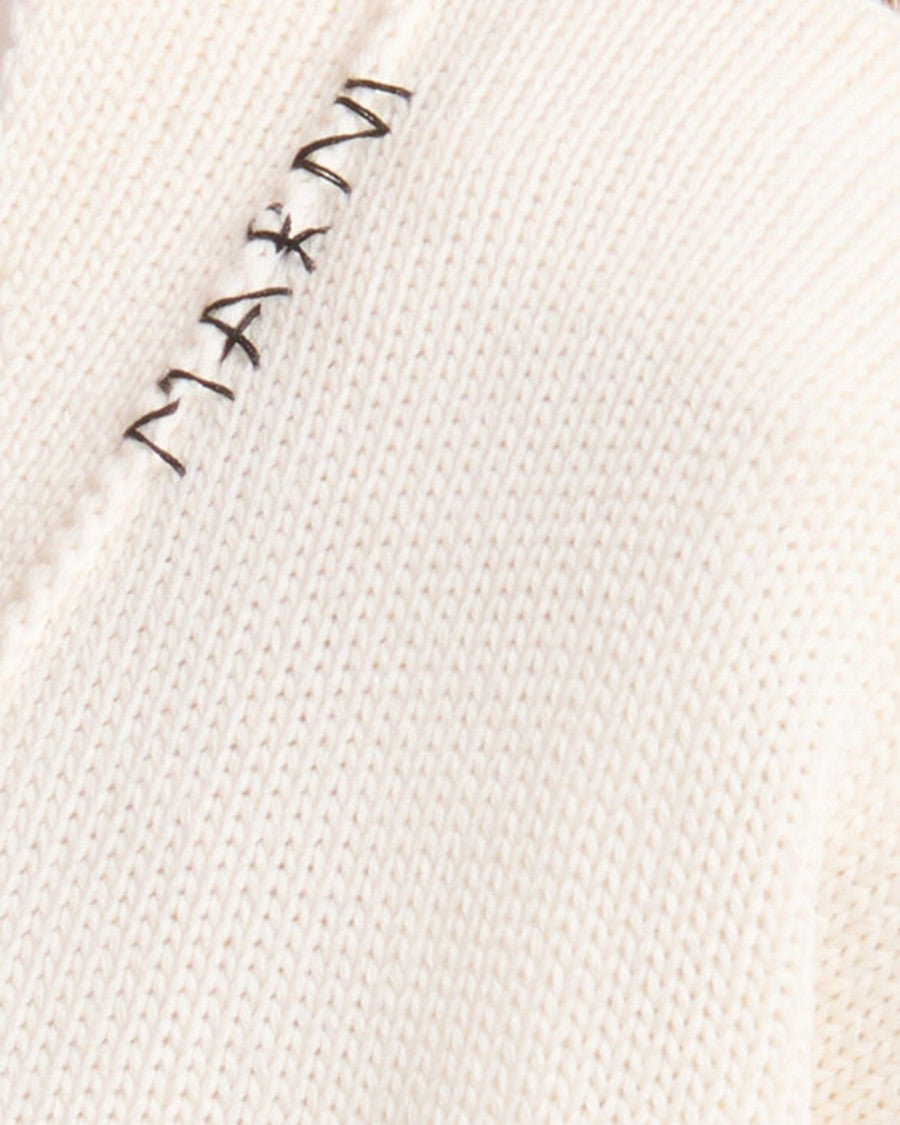 Marni Destroyed White Cardigan