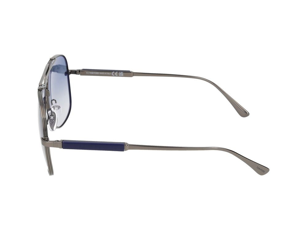 Tom Ford Blue Metal Frame Sunglasses