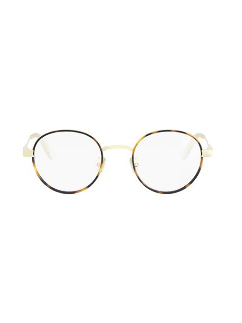 Dior Brown Cannageo R1u Gold Eyeglasses