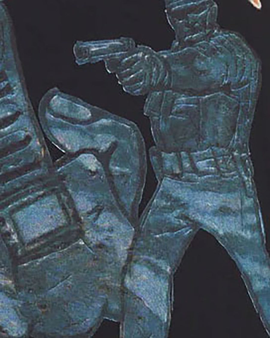 Pdf Black T-Shirt With Multicolored Print