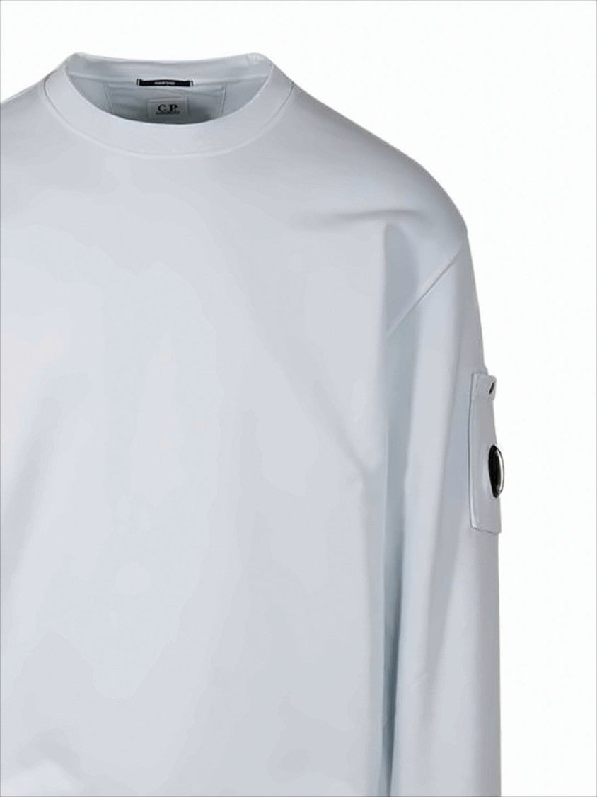 C.P. Company Long-Sleeve Cotton Sweatshirt With Minimalist Design And Pocket Detail