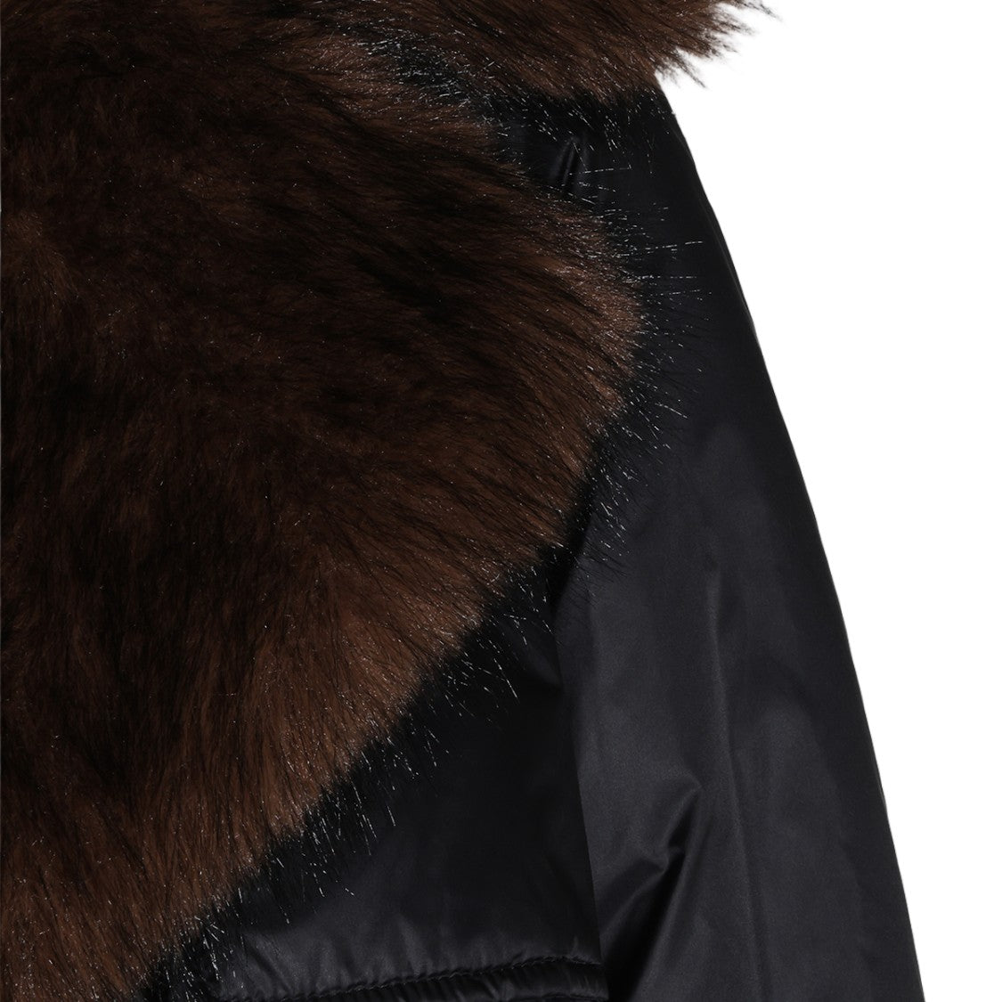 Antonelli Firenze Belted Long Fur-Collar Down Jacket